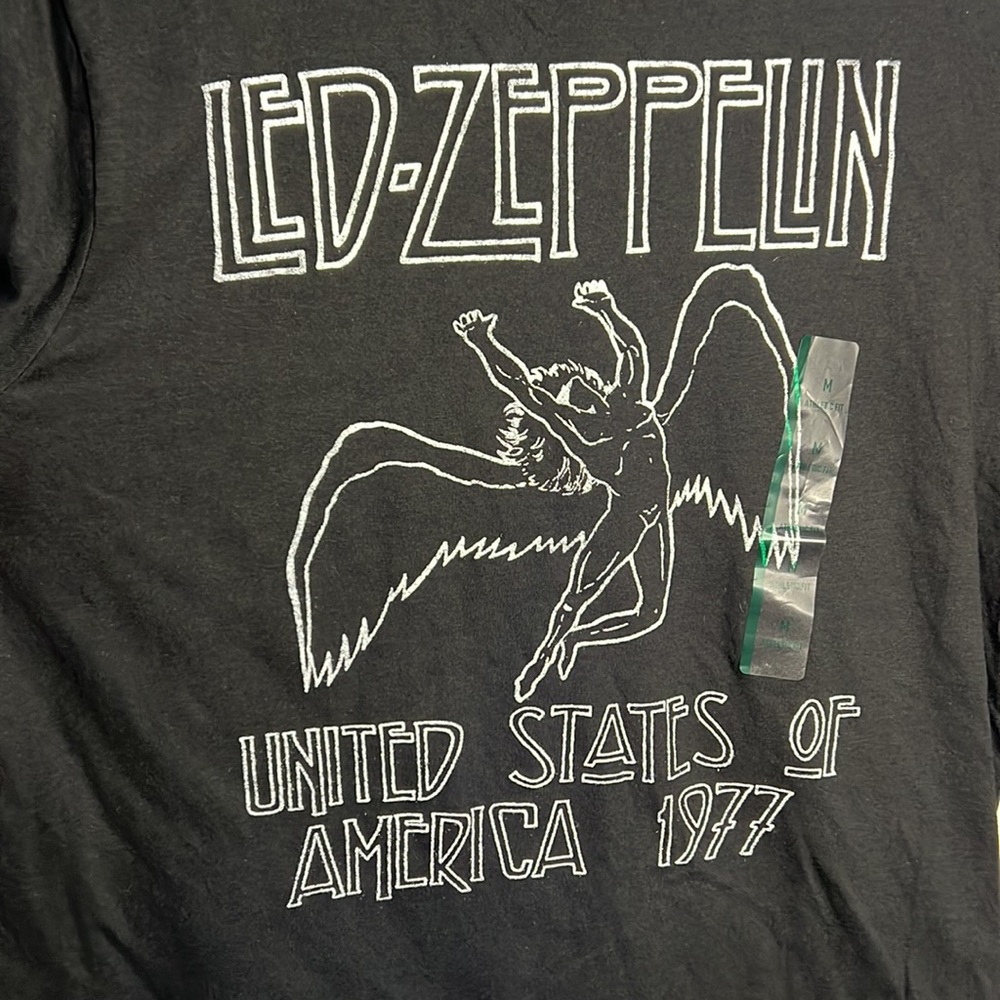 Led Zeppelin graphic t-shirt music band t-shirt Sz M